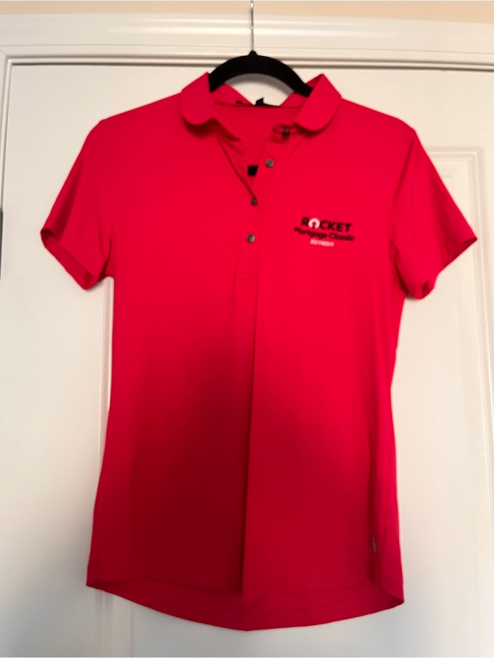 Greyson Rocket Mortgage Classic Women's Bright Red Short-Sleeve Polo